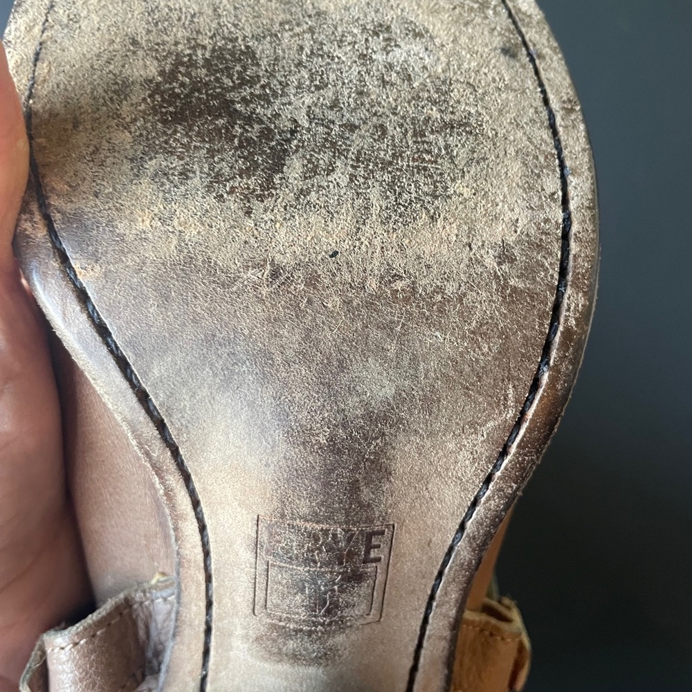 Frye Tan Heeled Boots - Picture 10 of 12